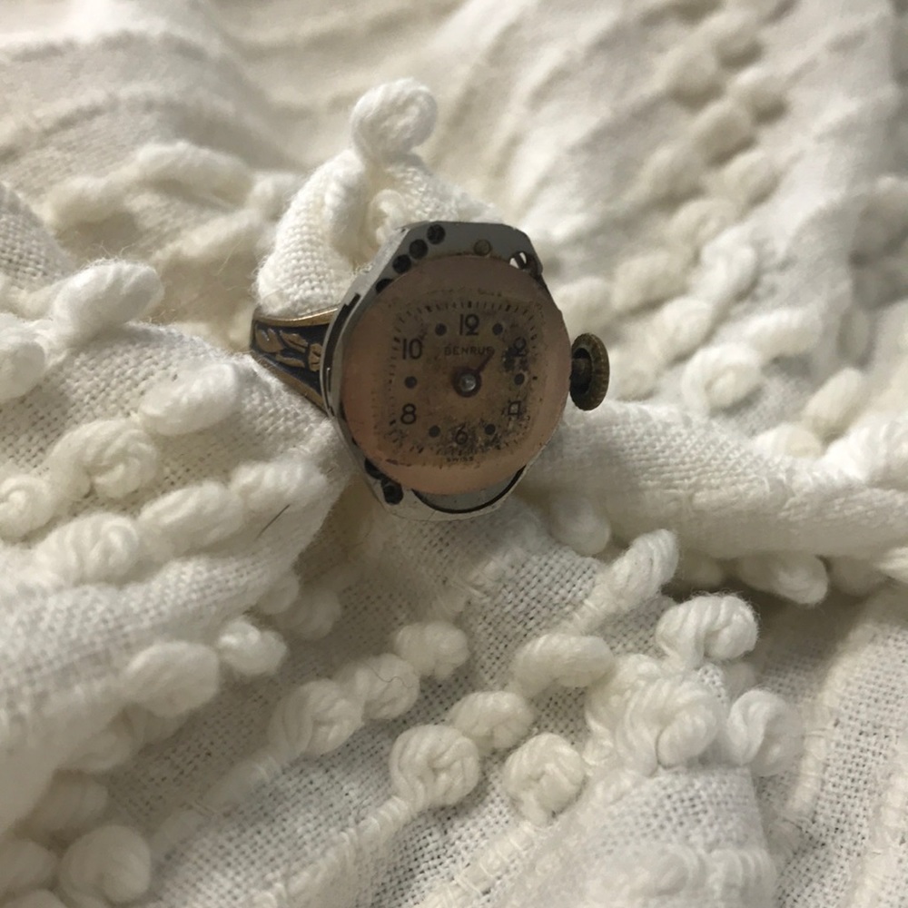 Handmade Antique Watchface Ring